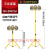 夜间施工照明灯具应急D停电备用户外移动超长续航工地超亮充电式投光灯 3米三头支架