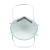 3M 1860 N95口罩 头戴式 防飞沫颗粒物雾霾PM2.5 非独立包装 1860口罩5只散装 