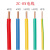 珠江电线单芯铜芯线硬线软线国标电缆 ZR-BV（绿色）100m/4平方