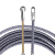 定制穿线器拉线电专用新款引线滑轮串线绳钢丝暗电线穿管器 13米滑轮头 6mm加粗款