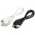 USB转换DC插头电源充电线5V DC005/DC5.5 DC4.0 DC002/3.5 2.0mm 黑色 DC3.5*1.35mm 过0.5A 1m