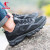 乔丹QIAODAN跑步鞋2023夏季透气网面运动鞋男运动休闲鞋户外旅游鞋 黑色/鲨鱼灰(285)  41
