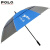 POLOGOLF 高尔夫球伞 双层双人雨伞 蓝色长柄遮阳伞 空间大 自动