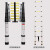 艾科堡 铝合金伸缩梯4.1米单面伸缩梯子 直梯单侧梯单面梯折叠一字人字梯工程梯 AKB-SST-08