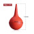 铂特体 橡胶洗耳球 皮老虎气吹红色橡胶球 实验室清洁橡胶球实验清洁球 大号 90ml