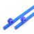蓝色尼龙齿条1模1.5模2模2.5模3模机械直齿条塑料齿轮齿条导轨 蓝色齿条 1模10/D712/D70.5米