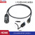 LP-24工业防水hdmi航空插头连接器 投影仪显示器视频高清线材 LP24型HDMI插头(1米)