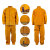DENGWEN BLISS.邓文 FZ091 电焊防护服 焊工工作服 焊接防护套装 橘色