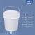 水杉10L白色加厚水龙头塑料桶洗手桶户外车载储水桶带阀门堆肥桶