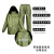 3531雨衣套装分体身骑行摩托车电瓶车雨衣雨裤防水加厚 军绿套装(后背反光条) M