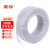 添亦 PVC蛇皮管 纤维增强水管 透明塑料线管 网纹管 pvc软管内径16MM 外径20MM 50米
