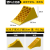 止退器汽车轮挡止滑车档货车三角木停车楔阻车器挡车器橡胶防溜车 塑料39*16*18cm商务车款