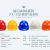 飞迅安全帽新国标 五筋ABS透气标准款 电力施工业头盔 橙色