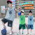 迪士尼（Disney）1-15岁男童篮球服背心速干套装儿童夏季网眼训练服中大童运动无袖 蓝色 120