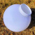 球形中华路灯灯罩螺口卡口亚克力柱子柱头圆球围墙户外防水外壳 (不发黄加厚)直径15螺口8CM