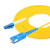 ABLEMEN 光纤跳线 LC-SC 5米 单模单芯 收发器 交换机光纤跳线 尾纤