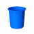 劳保佳 大号圆桶 圆形大容量水桶 大号塑料桶 圆形收纳桶 带盖加厚储水桶 工业环卫垃圾桶 带盖200L 蓝色