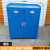 铁皮 加厚柜子柜重型车间工具柜工具箱储物门双开工地 左右抽屉0.8款蓝色+挂板 带轮子