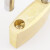 火焰鼠 铜锁黄铜挂锁 箱锁柜子锁小锁头 电力表箱锁小铜锁 32mm短梁通开 HJ10