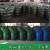 铁垃圾桶户外大号环保收集桶市政小区环卫挂车专用圆铁通金属热销 标准1.6厚蓝色带盖款