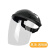 朋安 焊工面罩 轻便式电焊面罩 防油烟飞溅防护面具 黑顶白色