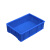 帕达曼 加厚塑料周转箱 零件盒元件盒物料箱物流周转箱分类筐螺丝五金工具箱储物箱整理箱蓝色 410*310*145mm