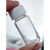 DYQT定制玻璃样品瓶试剂瓶透明带盖密封小药瓶迷你药粉分装展示瓶子棕色 60ml透明(27.4*142mm)100个装