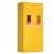 全钢气瓶柜安全柜液化气罐柜气体钢瓶储存柜罐存放柜加厚 黄色三瓶二代报警器