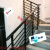 智宙铝合金仿木楼梯扶手简约现代室内室外别墅阳台护栏围栏栏杆 横杆款楼梯扶手/平米(锌钢)