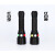 铁路专用强光信号手电筒红白绿/黄3三色充电防护指示灯带磁铁 B款红绿白裸电（无电无充