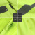 反光雨衣建筑施工保安荧光防水外套环卫保安巡逻防风可印字 206款300D(PU)上衣 XXL码