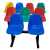 佳曲美公园椅户外长椅等候椅超市椅子公共广场休息排椅三四人位连排座椅 2人位(玻璃钢椅面)+铁支架