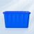 京度 大号水箱长方形储水框大容量养殖箱废液周转箱加厚塑料储物箱含盖 500L蓝色