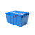 塑料框周转箱 塑料周转箱带盖物流运输箱加厚物料箱框长方形斜插式收纳箱塑料箱MYFS 长宽高60*40*31厘米大号红色 大号