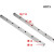  KYCH  HGH方块型 HGW法兰型  HGR导轨 直线导轨滑块线轨滑轨（可定制） HGR导轨 45-100MM/0.1米 