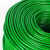 安达通 绿色包塑钢丝绳 防锈带皮PVC钢丝绳/件 5mm（10公斤约160米）