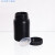 塑料大口圆瓶 塑料黑色试剂瓶 HDPE分装瓶光 广口塑料样品瓶 黑色加大口2000ml2个