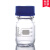 Duran杜兰 schott肖特瓶螺口蓝盖瓶透明透明丝口蓝盖试剂瓶25 50 100 250 500 100ml德国肖特瓶
