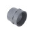 钢隋PVC双活接球阀（灰色）塑料开关阀门配件 一个价 外径20mm 