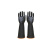 出极 手套 橡胶防水手套 单位：双 45cm中袖黑色（1双）
