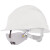 代尔塔安全帽用防护眼镜101134防雾防刮擦安全护目镜 101134