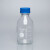 定制适用KimbleKimax蓝盖试剂瓶肖特蜀牛同款液相流动相溶剂瓶GL45耐高温试剂瓶盖丝口蓝 500ml 蓝盖 透明
