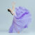 啄木鸟720度知否舞蹈大摆裙系带一片式雪纺练习裙舞者之声半身裙古典舞 紫色720度 S