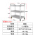 超宝（CHAOBAO）D-013 手推车餐车多用途三层推车酒店餐厅清洁车 小号
