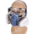 婕茵桐7502防毒面具 防尘面罩防毒防有毒气体活性炭口罩防喷漆/甲醛/油 7502+护目镜