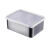 HUKID4盒4盖 不锈钢保鲜盒食品级商用摆摊长方形方盘野餐盒凉菜
