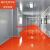 定制定制水性环氧树脂地坪漆室外篮球场水泥地面漆室内防水地板漆 桔红色 18L