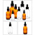 透明螺口玻璃滴管瓶 滴瓶茶色多规格密封滴瓶精油瓶10203050100 试剂瓶 棕色50ml