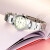 卡西欧（CASIO） 卡西欧(CASIO)女表 钢带小表盘女士石英粉色手表送女友礼物 黄盘钢带LTP-1241D-7A2