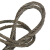 尚留鑫 插编钢丝绳双扣纯手工编织起重吊装吊索具钢丝绳 直径20mm2米长
